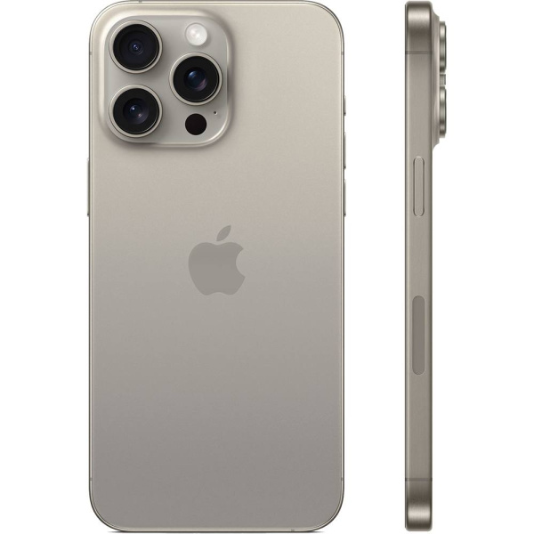 Смартфон Apple iPhone 15 Pro Max натуральный титан 2